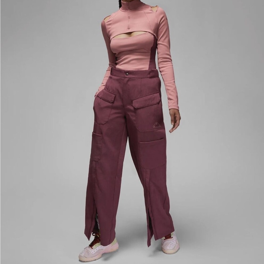 AIR JORDAN 23 ENGINEERED WOMEN'S RED UTILITY PANTS - Size XS